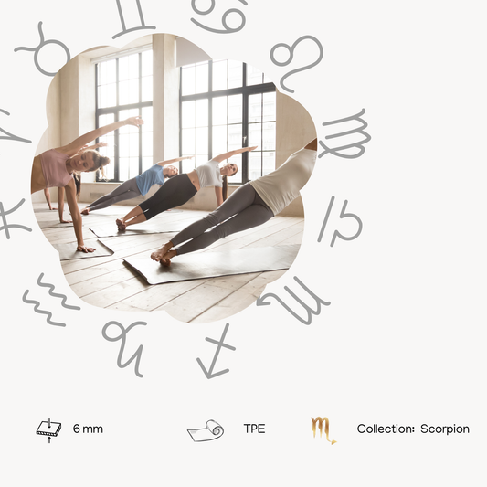 Texture antidérapante du Tapis de Yoga Scorpion