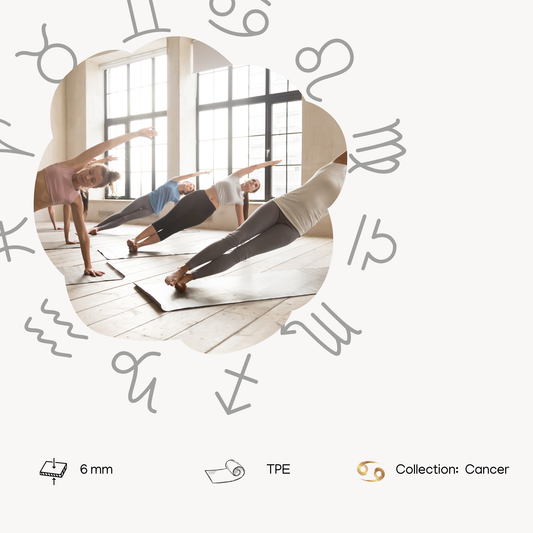 Texture antidérapante du Tapis de Yoga Signe du Crabe