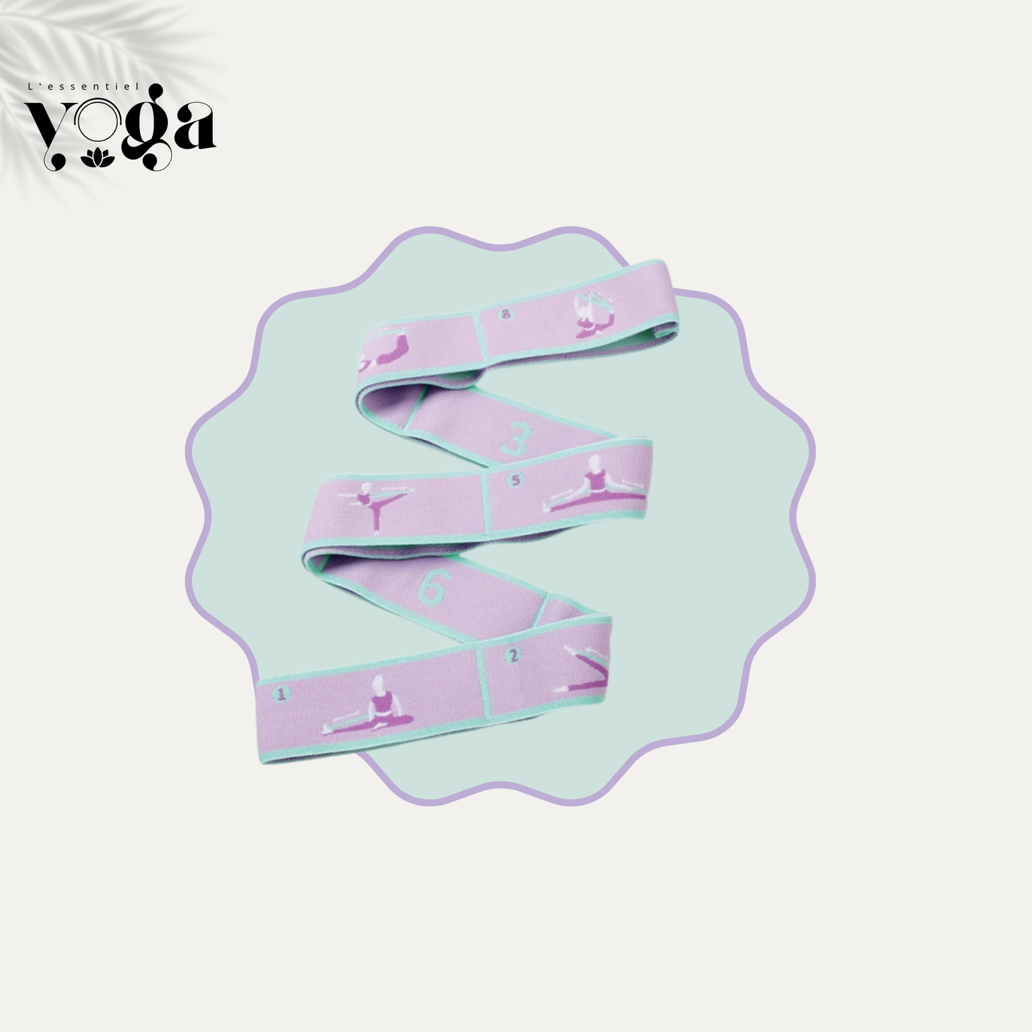 bande de résistance pour yoga violet