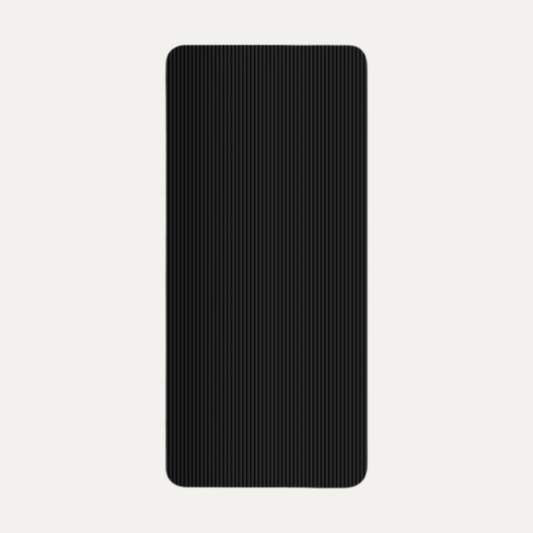 Tapis de Yoga Antidérapant Confort 10 mm en noir