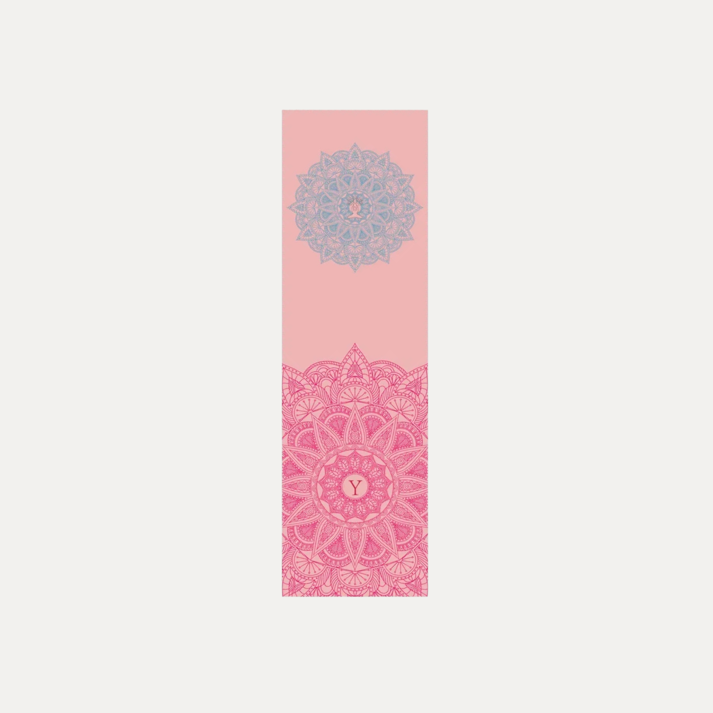 Serviette de Yoga antidérapante en microfibre Pink Mandalas