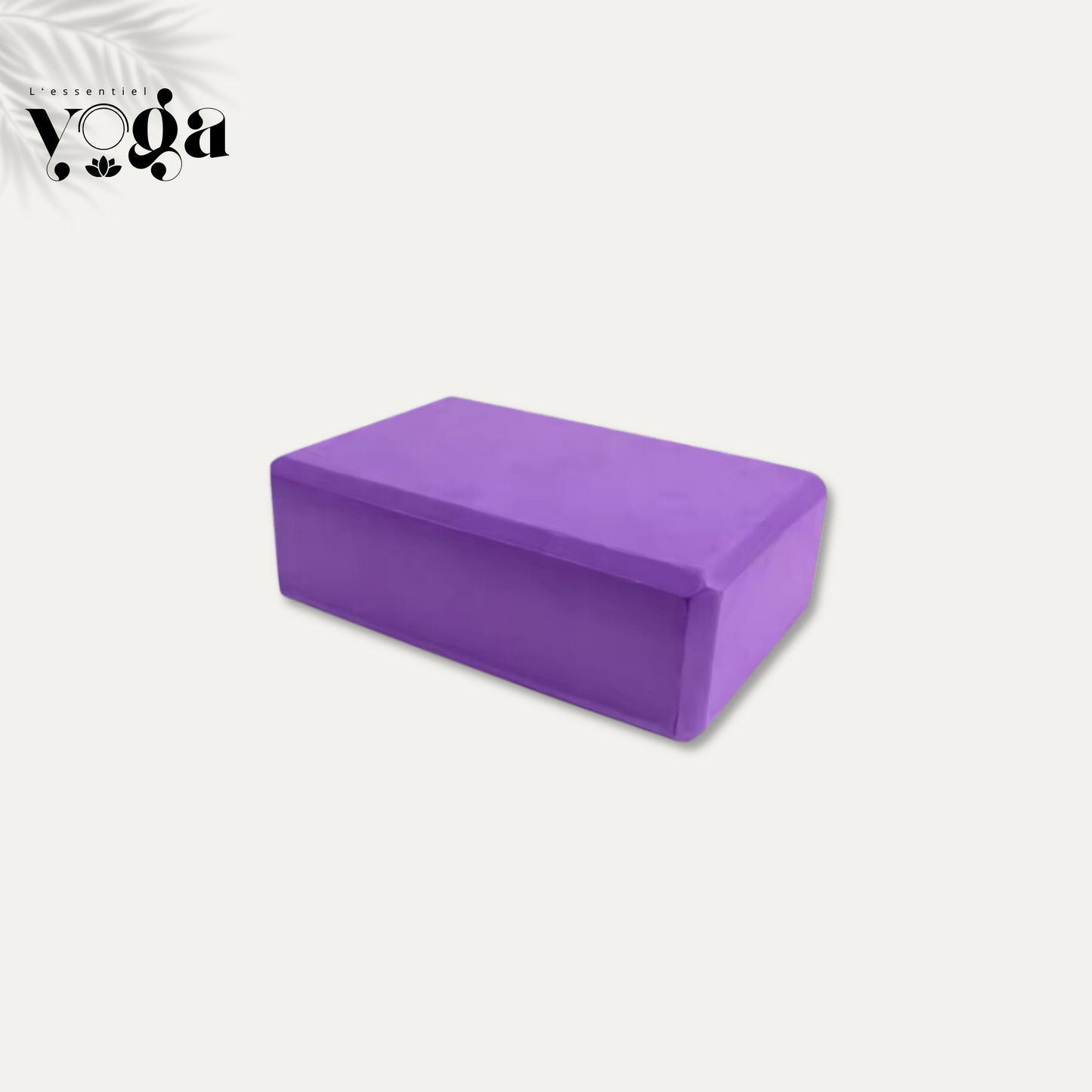bloc de yoga en mousse EVA violet