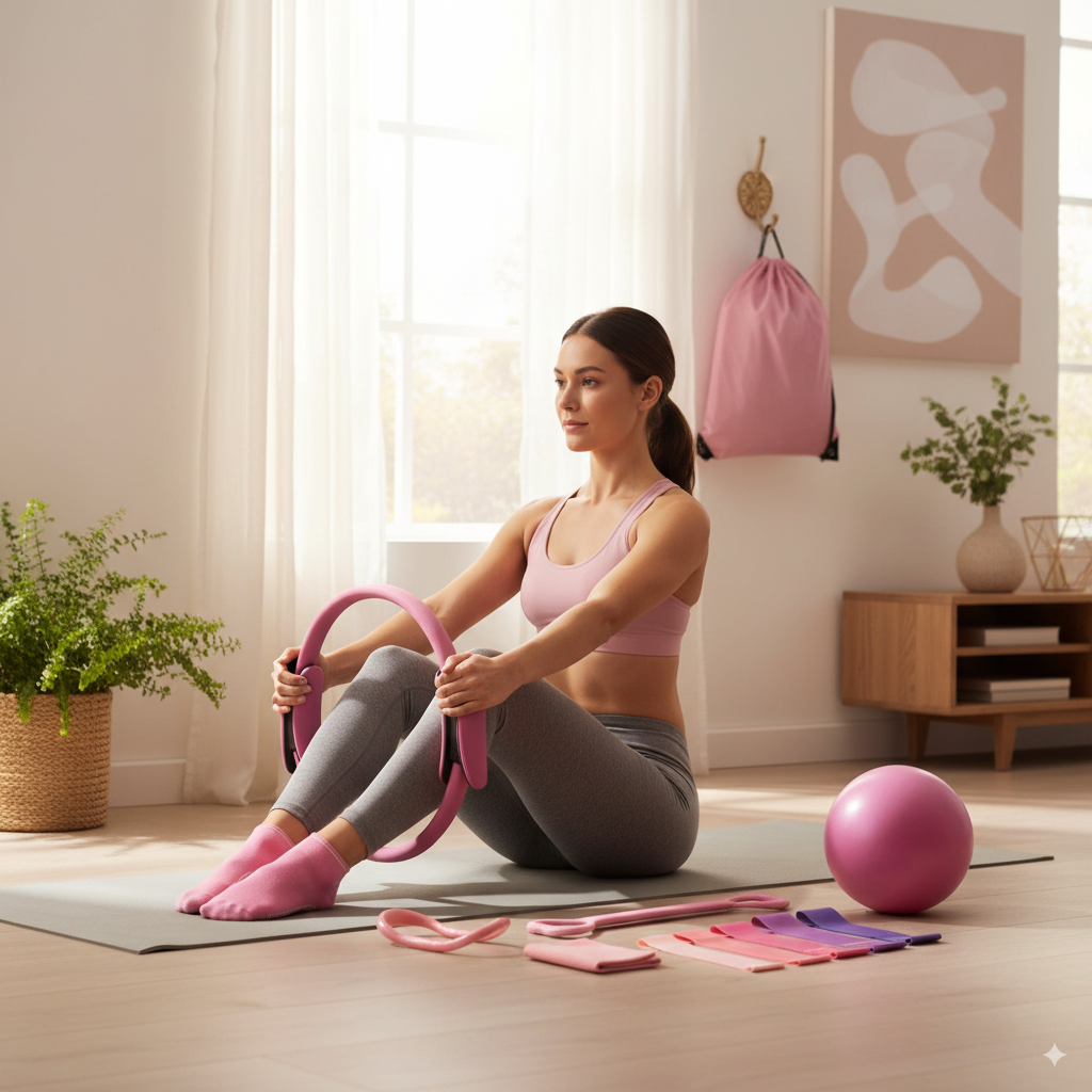 Kit Pilates & Yoga 13 Pièces — Votre Séance de Renforcement à Domicile