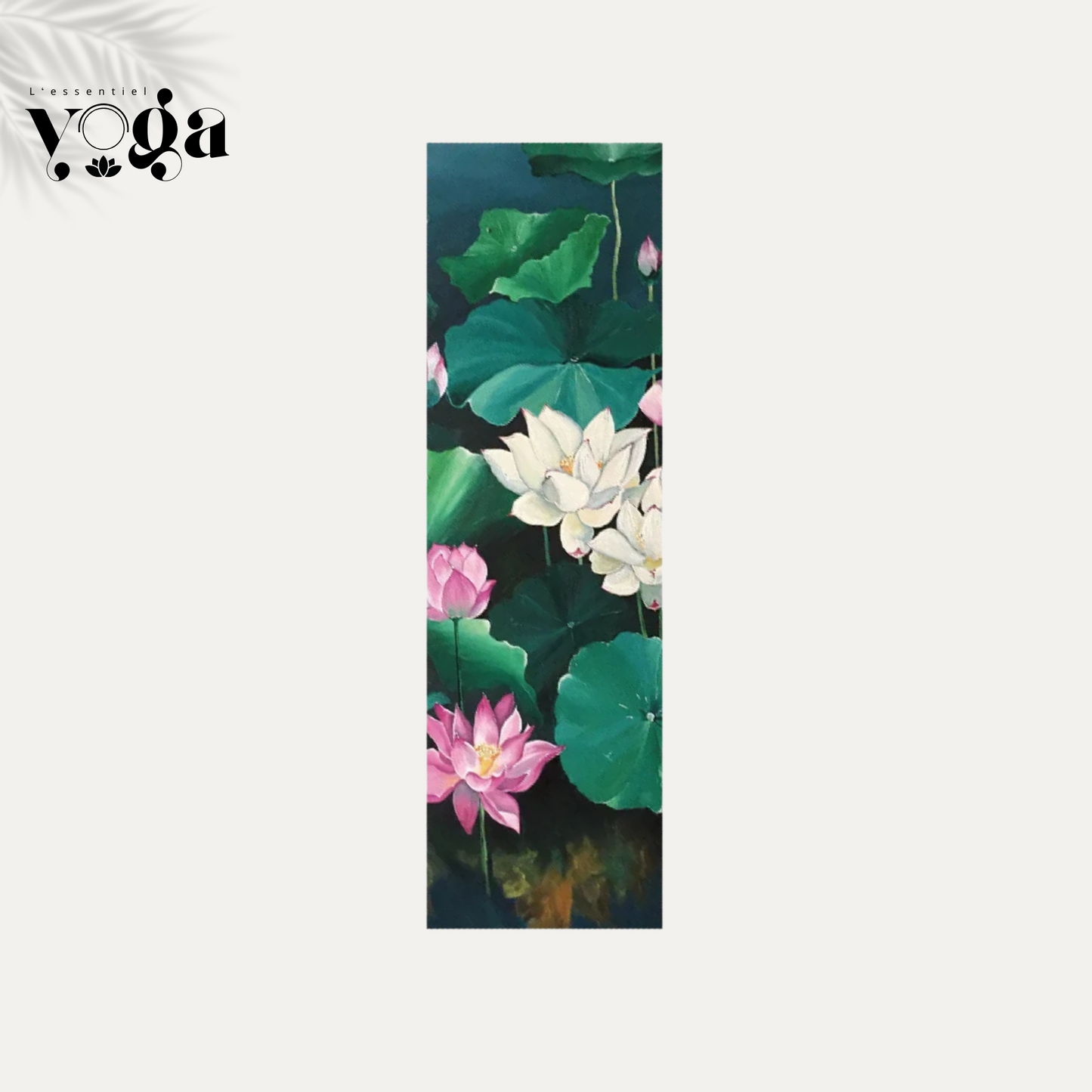 Serviette de Yoga antidérapante en microfibre Lotus