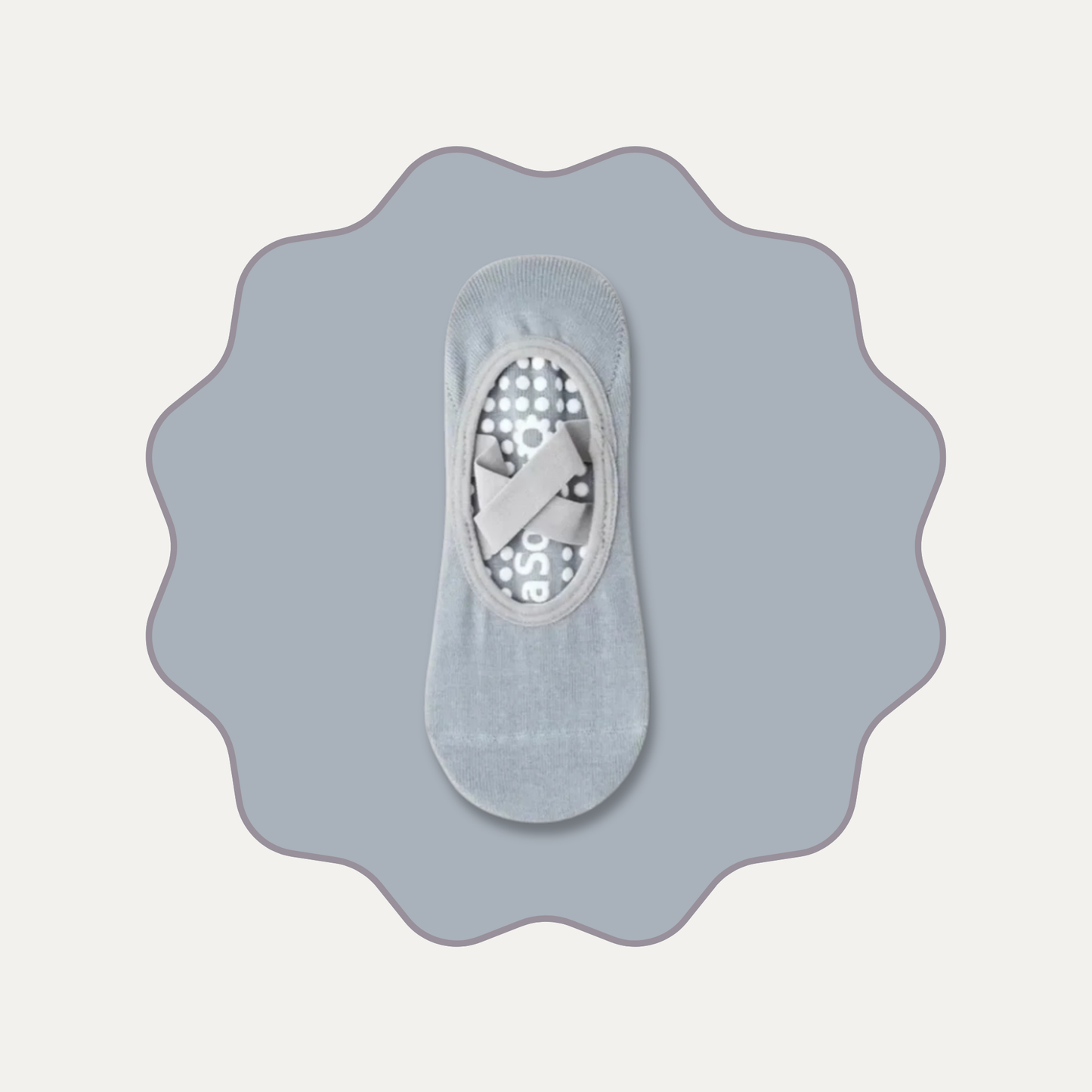 Chaussettes de yoga antidérapantes Bleu