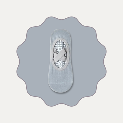 Chaussettes de yoga antidérapantes Bleu