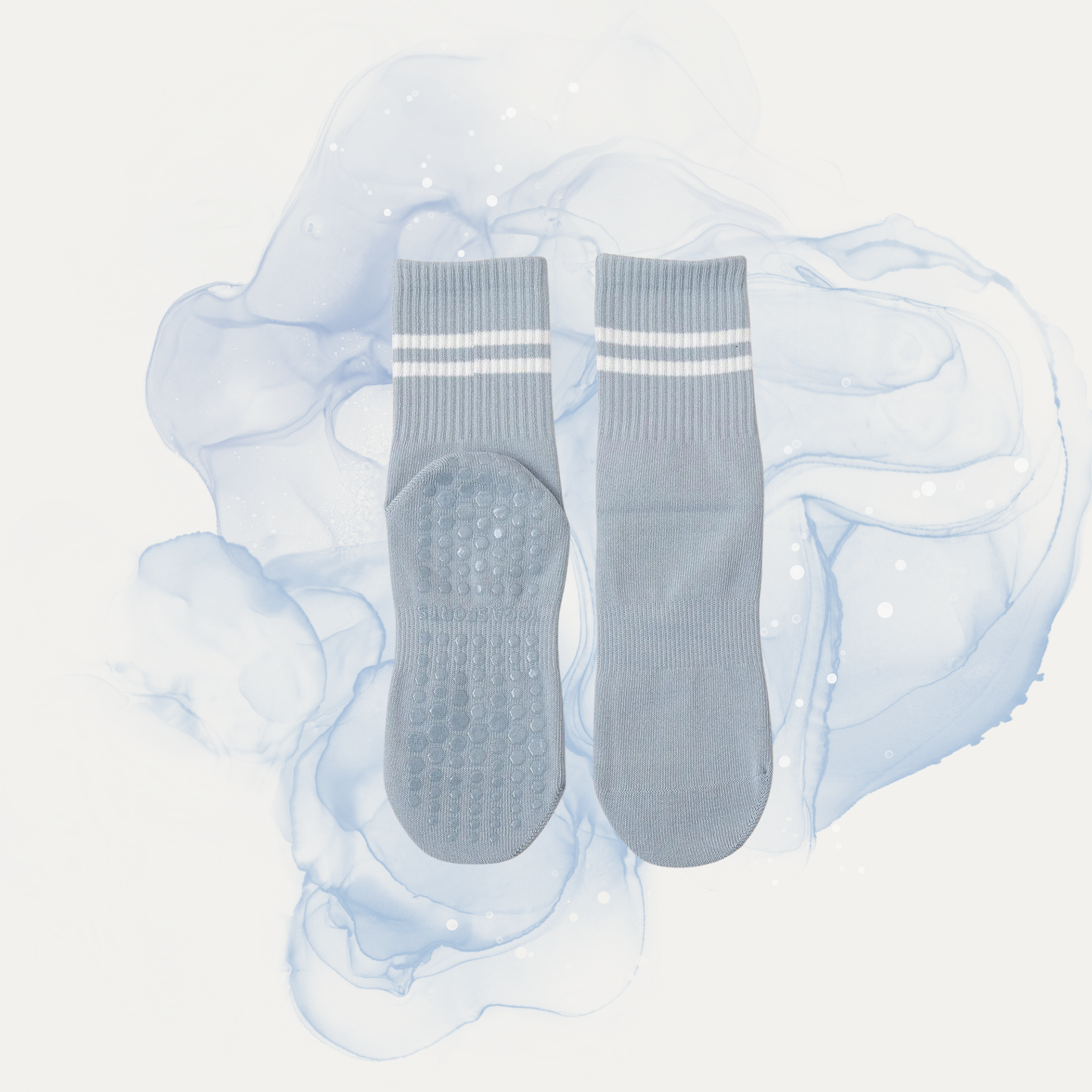 Chaussettes de Yoga Hautes Antidérapantes 🧦