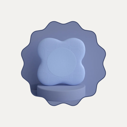 Coussin de yoga épais de 20 mm en couleur bleu -1 piéce