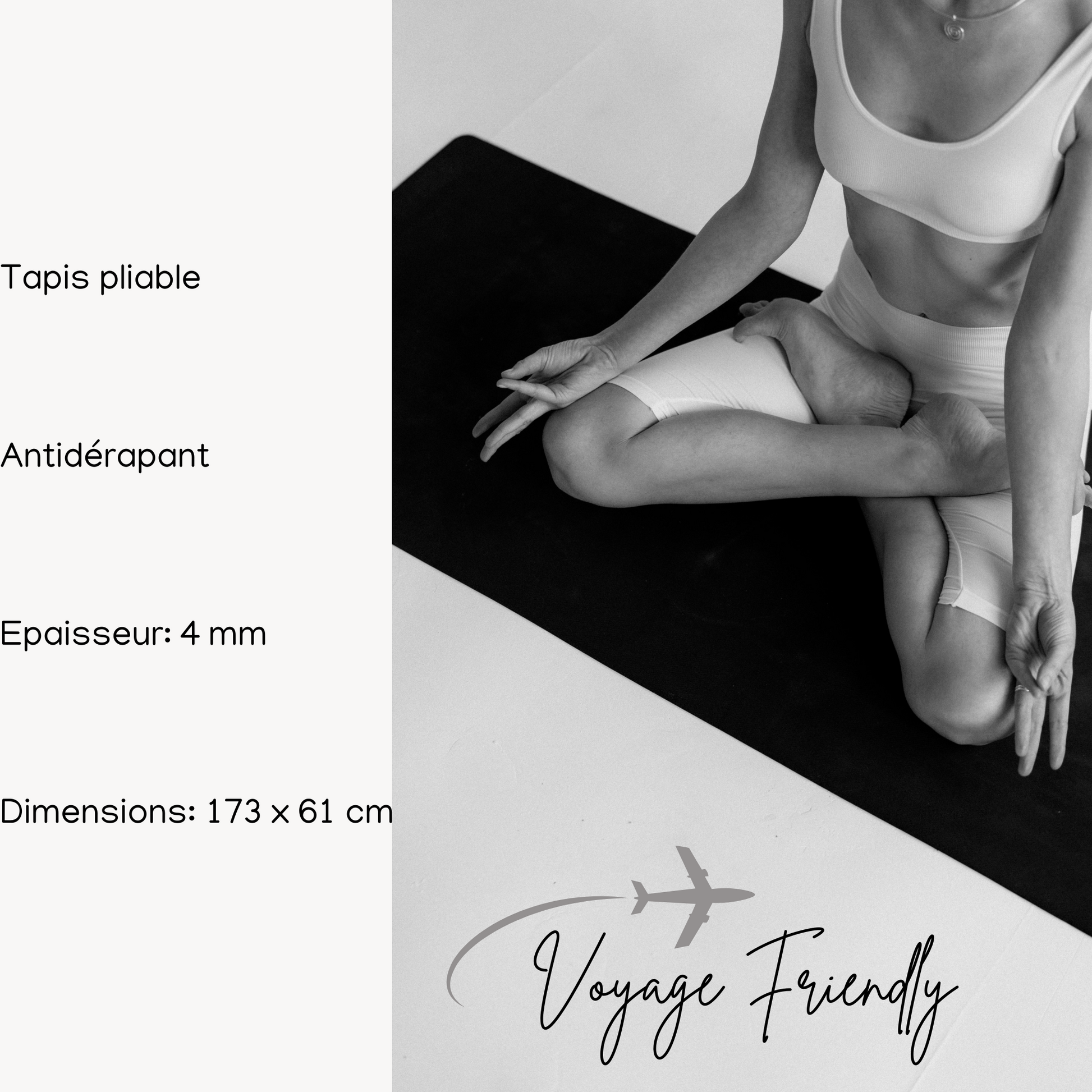 Tapis de Yoga Pliable | 4 mm