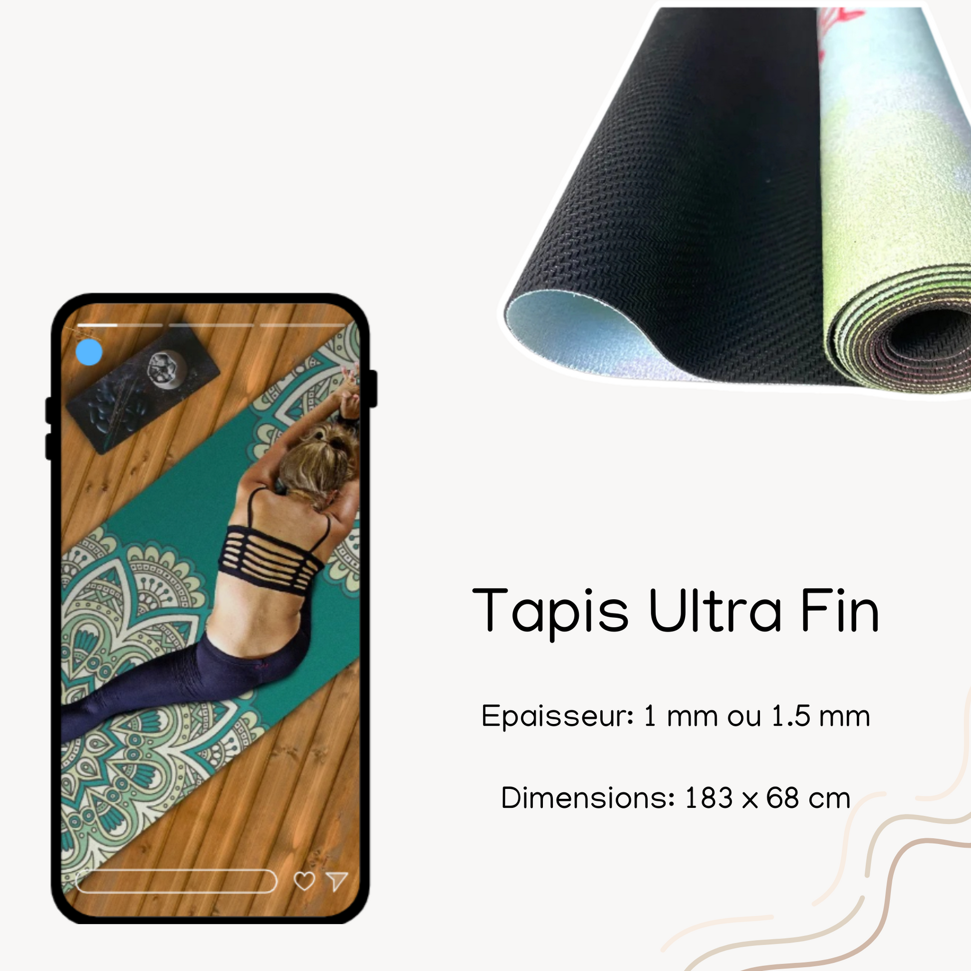 Tapis Yoga Ultra Fin