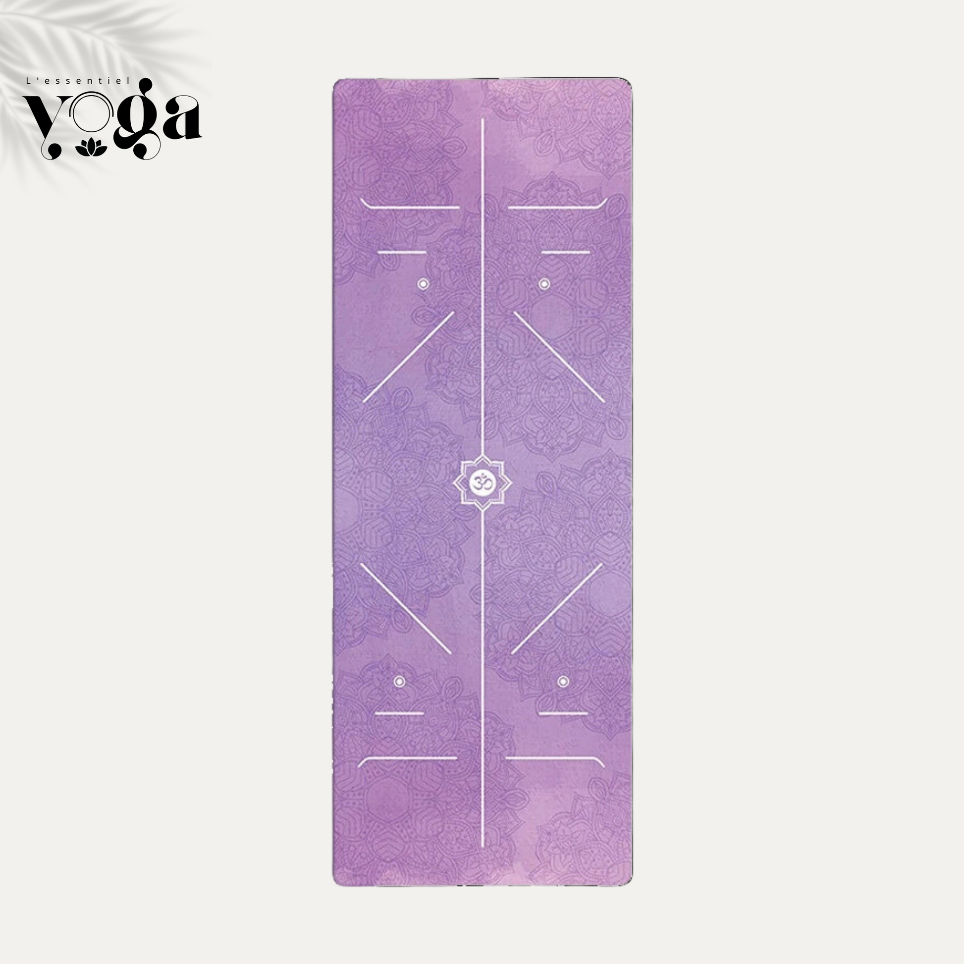 Tapis Yoga Ultra Fin - Purple Mandalas