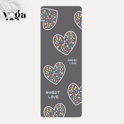 Tapis de yoga caoutchouc - Sweet Love