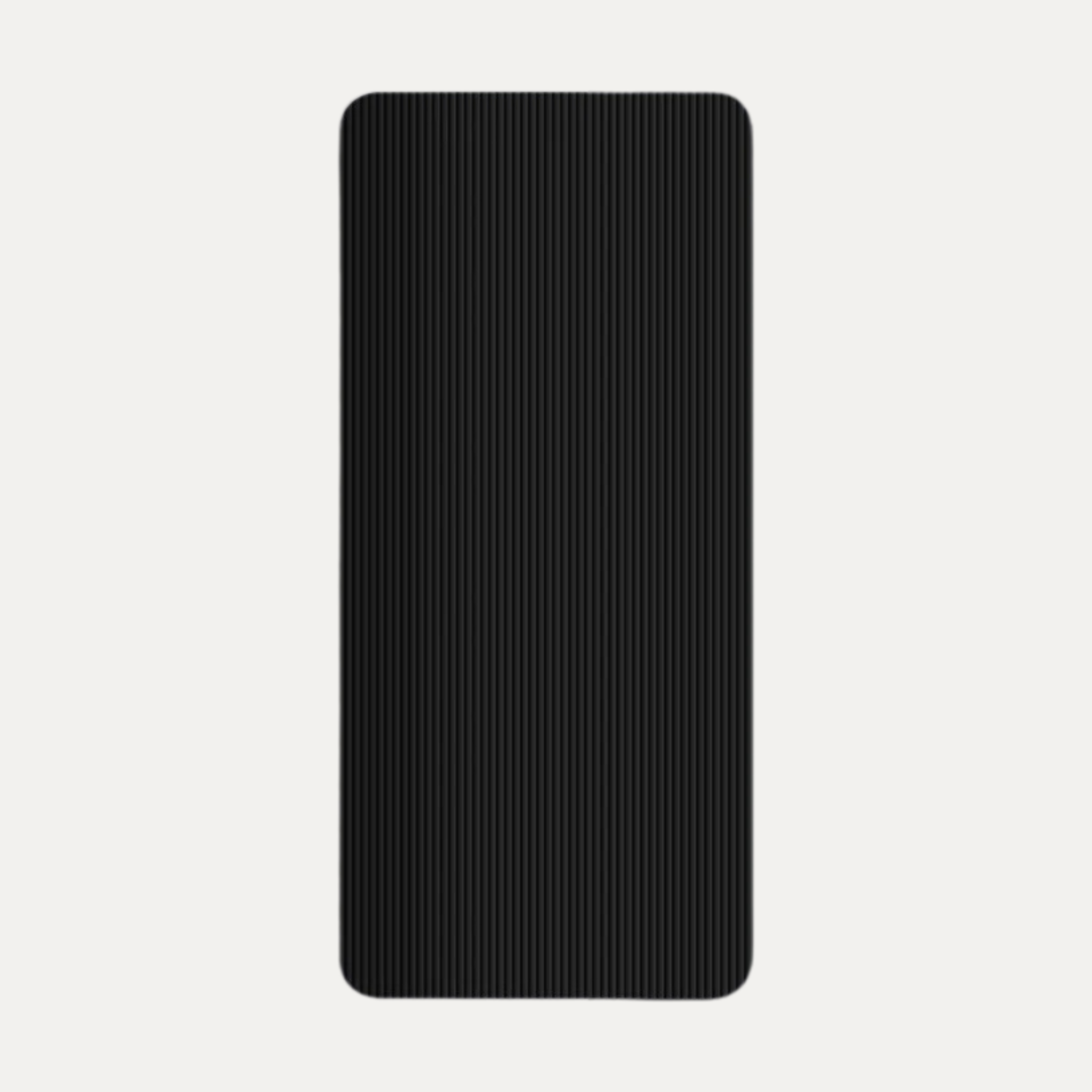 Tapis de Yoga Antidérapant Confort 10 mm en noir