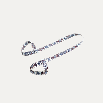 Sangle de Transport Colorée pour Tapis de Yoga en blanc