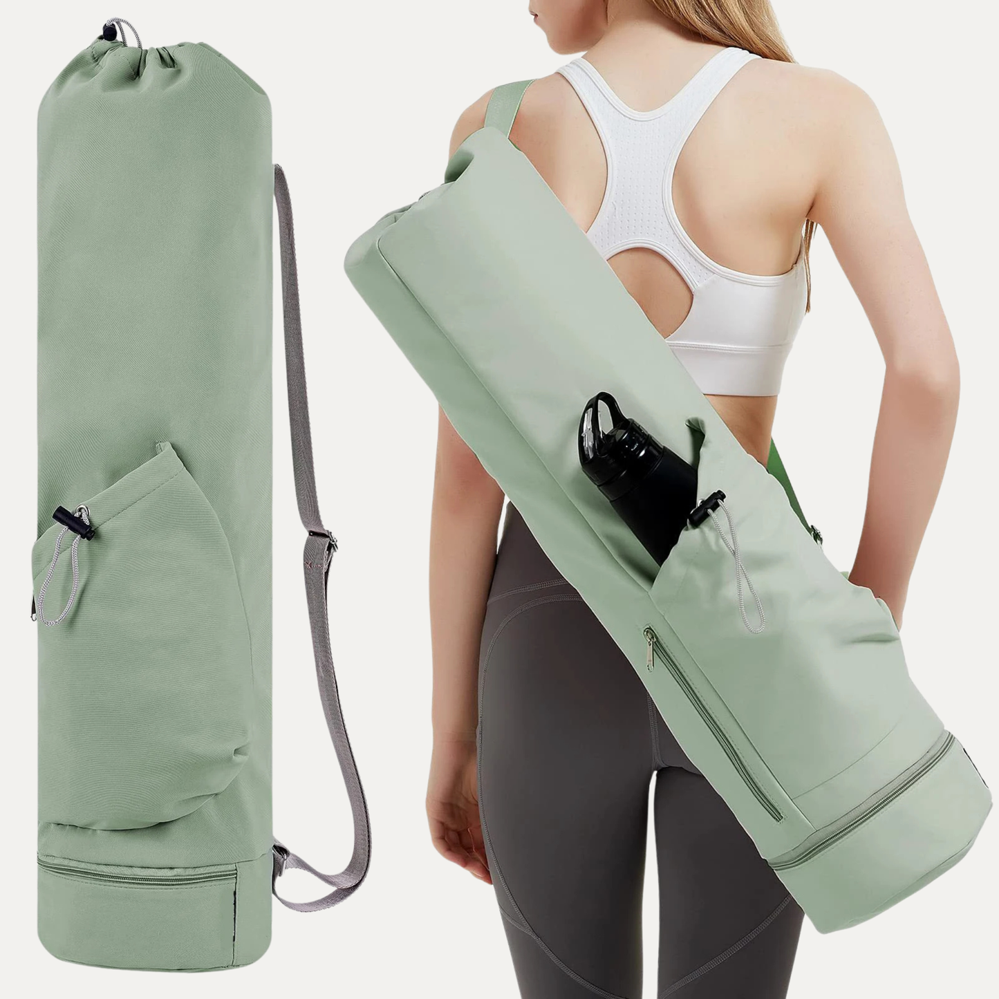 Sac de Tapis Yoga Hydraya en vert
