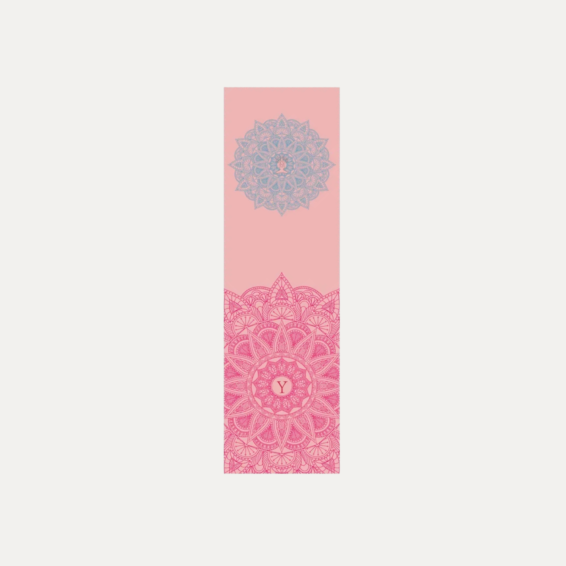 Serviette de Yoga antidérapante en microfibre Pink Mandalas