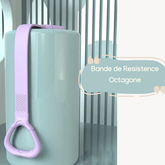 bande de résistance ergonomique octagone yoga