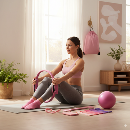 Kit Pilates & Yoga 13 Pièces — Votre Séance de Renforcement à Domicile