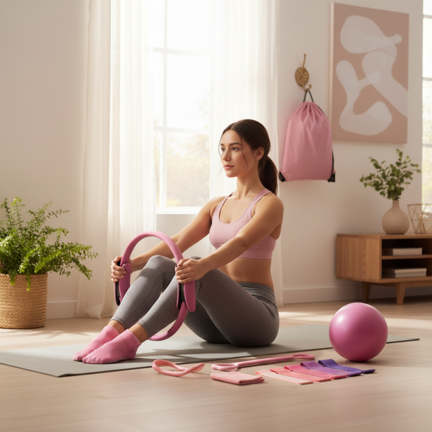 Kit Pilates & Yoga 13 Pièces — Votre Séance de Renforcement à Domicile