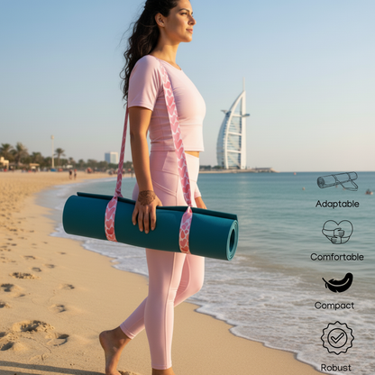 Sangle de Transport Colorée pour Tapis de Yoga