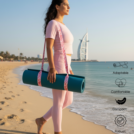Sangle de Transport Colorée pour Tapis de Yoga