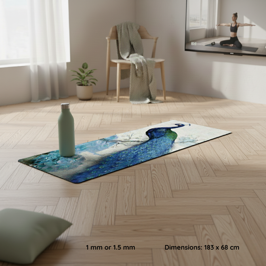 Tapis de yoga ultra fin antidérapant 